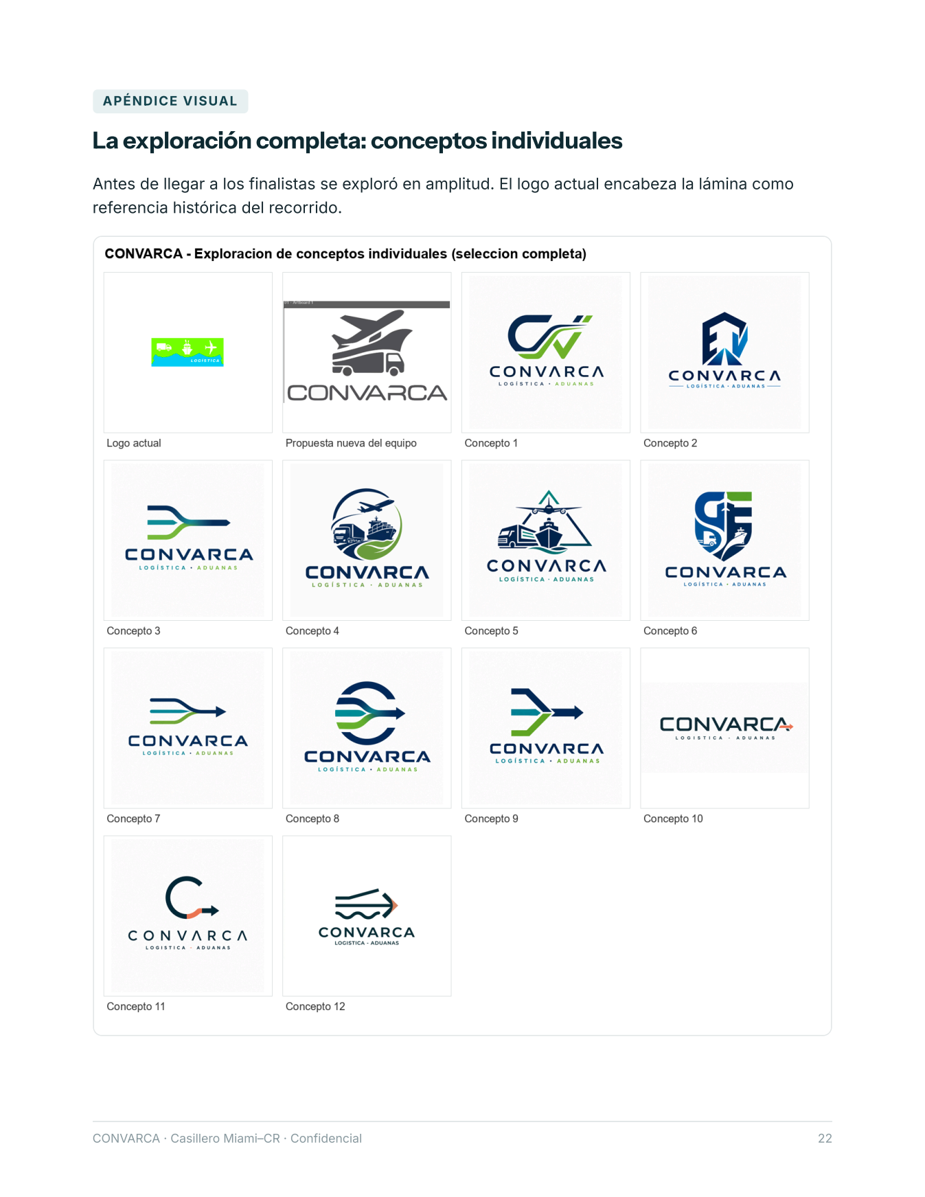 Lámina: exploración completa de conceptos individuales